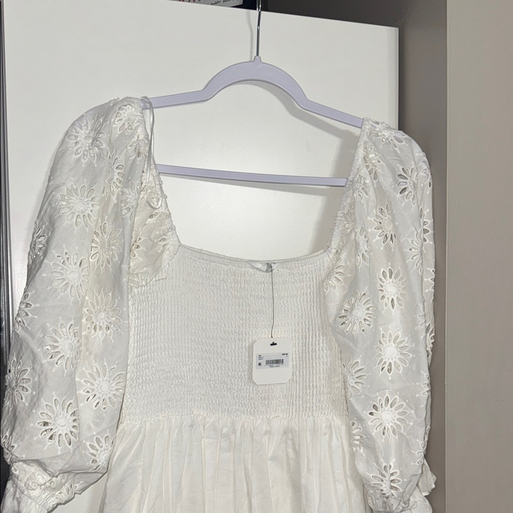 Altar'd State White Floral Dress